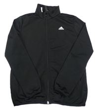 Černá propínací sportovní mikina Adidas