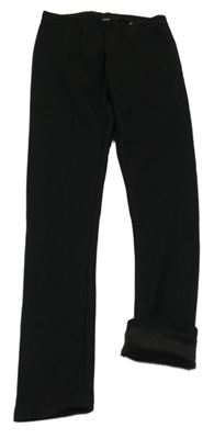 Černé teplákové zateplené legíny Pepperts!