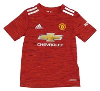 Červený fotbalový dres Manchester United Adidas