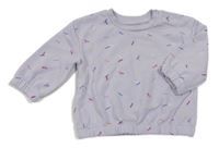 Světlefialová vzorovaná mikina PRIMARK