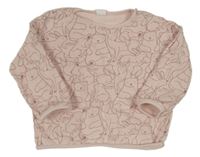Světlerůžová mikina se zvířaty H&M