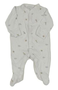 Bílý overal se zvířaty zn. The Little White Company