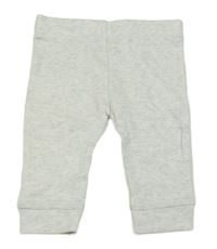 Světlešedé melírované lehké tepláky