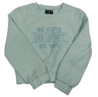 Mátová mikina s nápisem Ergeenomixx