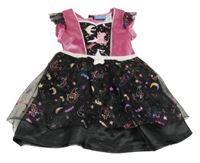 Kostým - Černo-růžové šaty s Peppou a flitry
