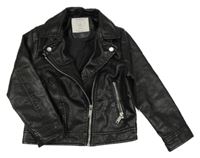 Černý koženkový podšitý křivák Primark