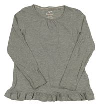 Šedé melírované triko Lupilu