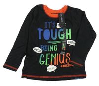 Nové - Černé triko s nápisem St. Bernard