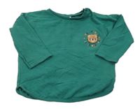 Zelené triko s medvědem Next