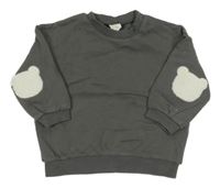 Tmavošedá mikina H&M