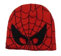 Červeno-černá čepice - Spiderman 