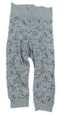 Světlemodré tepláky s medvídky Lupilu