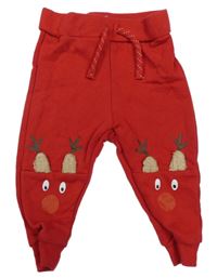 Červené tepláky se soby Primark