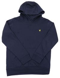 Tmavomodrá mikina s kapucí Lyle&Scott