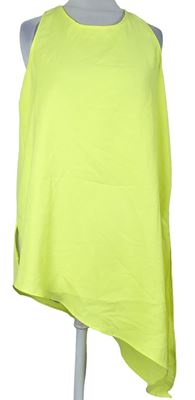 Dámská žlutá halenková tunika s cípem River Island 
