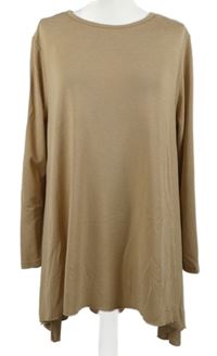 Dámská béžová úpletová tunika s cvočky Blue Vanilla