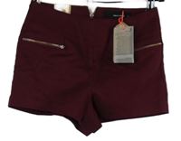 Nové - Dámské vínové kraťasy Tally Weijl 