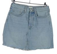 Dámská světlemodrá riflová sukně H&M