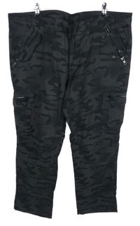 Pánské černé army cargo kalhoty Rainbow vel. 60