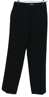 Dámské černé společenské kalhoty s puky Gardeau 