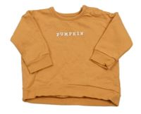 Oranžová mikina s nápisem George