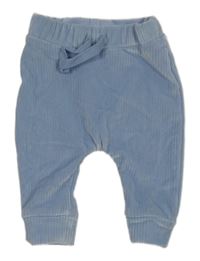 Modré žebrované sametové kalhoty Little Nutmeg