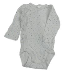 Bílé vzorované body s barevnými trojúhelníčky Impidimpi