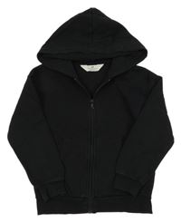 Černá propínací mikina s kapucí H&M