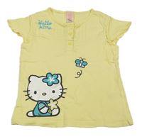 Žluté tričko s Hello Kitty Sanrio