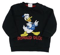 Černá mikina s Donaldem Disney