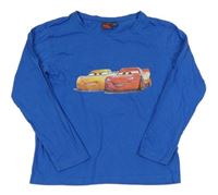 Modré triko s potiskem - Cars Disney