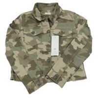 Nové - Hnědá army plátěná crop bunda F&F