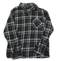 Černo-šedá kostkovaná košile Primark