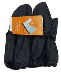 Nové - Tmavomodré voděodolné zateplené rukavice 