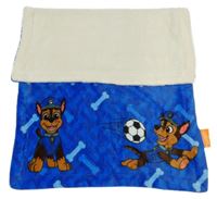 Modrá chlupatá zateplená deka - Tlapková patrola Nickelodeon