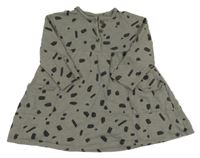 Šedé vzorované teplákové šaty Next