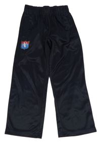 Tmavomodré sportovní tepláky s pavoukem Spiderman