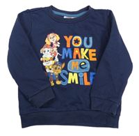 Tmavomodrá mikina - Tlapková patrola Nickelodeon