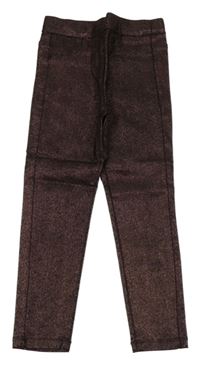 Černo-bronzové třpytivé tregíny Next