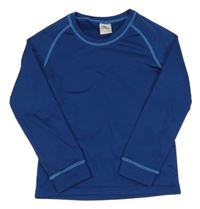 Modré thermo triko crane