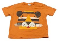 Oranžové tričko s tygrem F&F