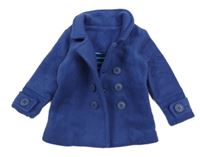 Tmavomodrý fleecový podšitý kabátek Mothercare 