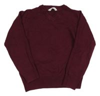Vínový svetr M&S