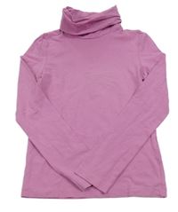 Růžové triko s rolákem Alive