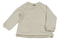 Smetanový svetr s kapsami F&F