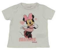 Bílé tričko s Minnie Disney 