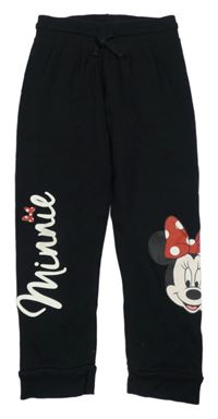 Černé tepláky s Minnií H&M