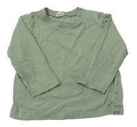 Zelenošedé triko H&M