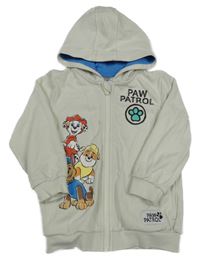 Smetanová propínací mikina s Paw Patrol a kapucí Nickelodeon