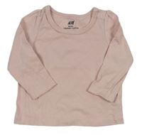 Světlerůžové triko H&M